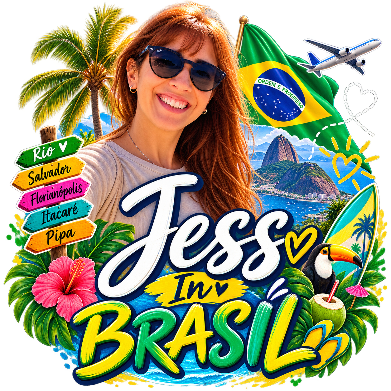 Jess in Brasil: Jess, palmeras y destinos brasileños